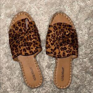 Olivia Miller Leopard Print Women's Sandals